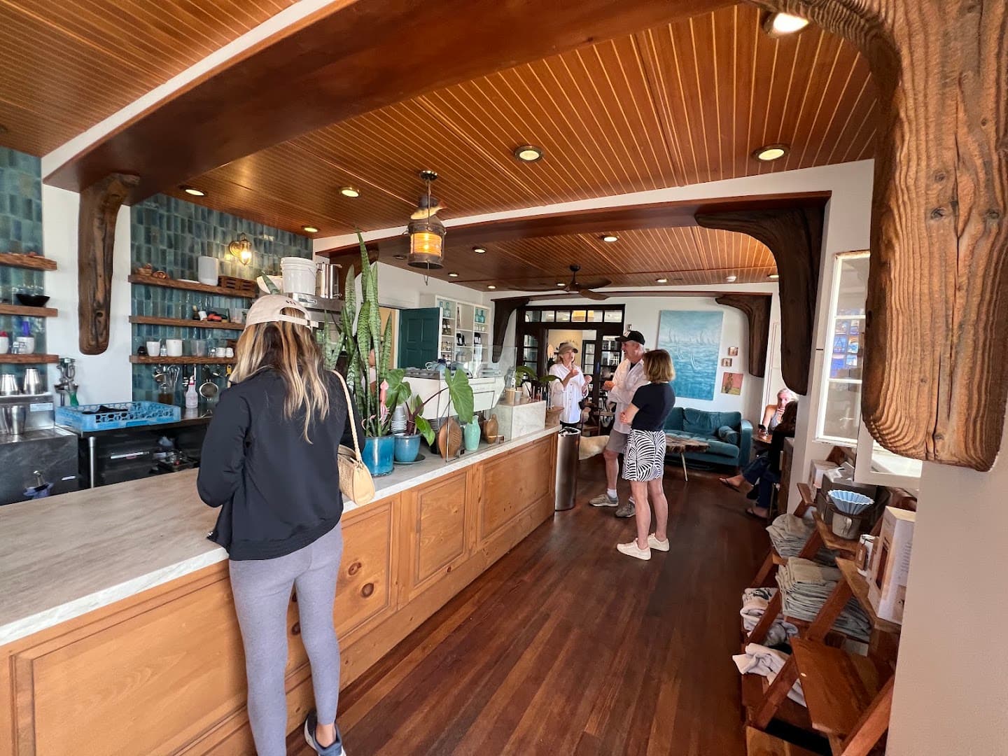 Interior of Dart Coffee Co, specialty coffee shop in Santa Barbara