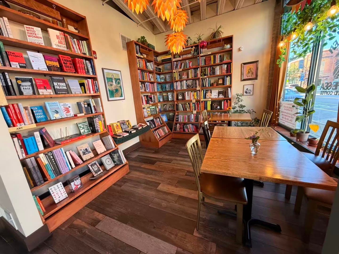Interior of The Siren and The Sea, specialty coffee shop in Rochester