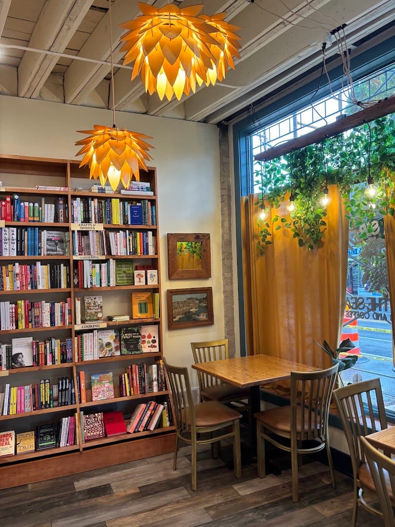 Interior of The Siren and The Sea, specialty coffee shop in Rochester