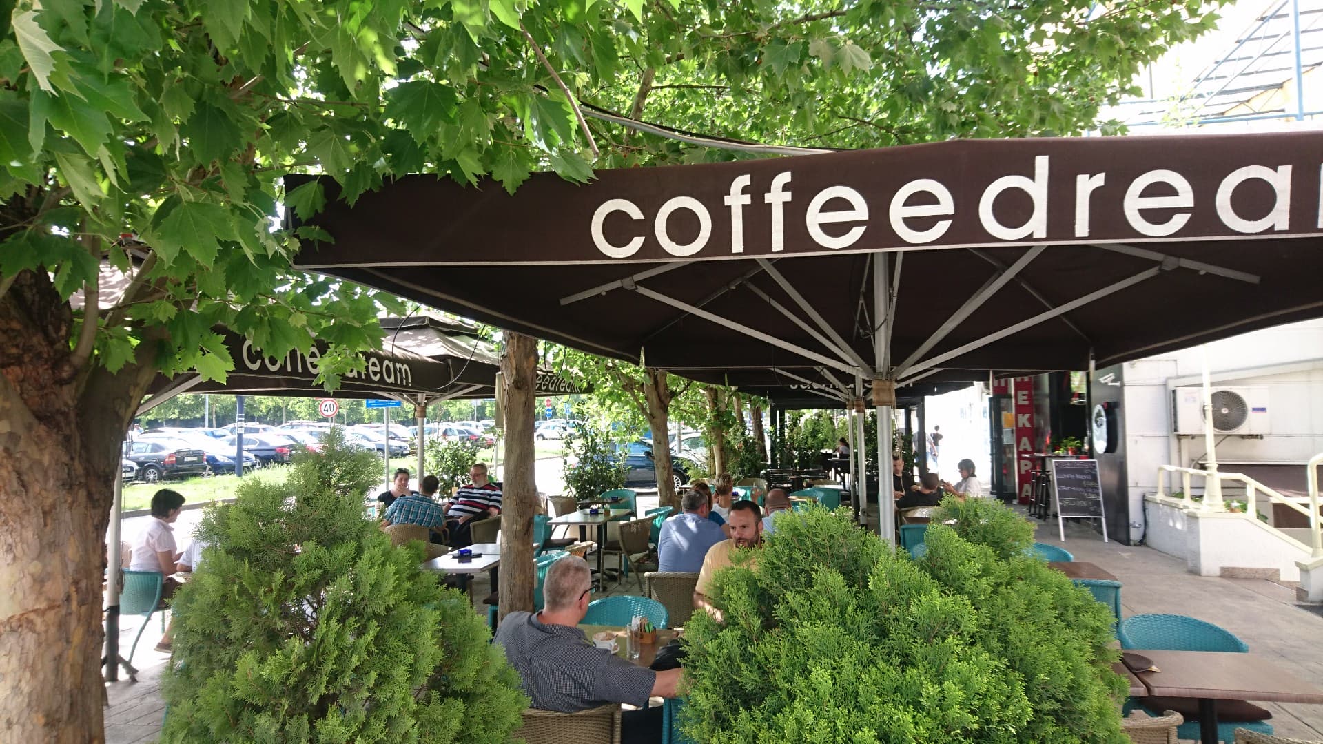 Storefront of Coffee Dream, specialty coffee shop in Belgrade