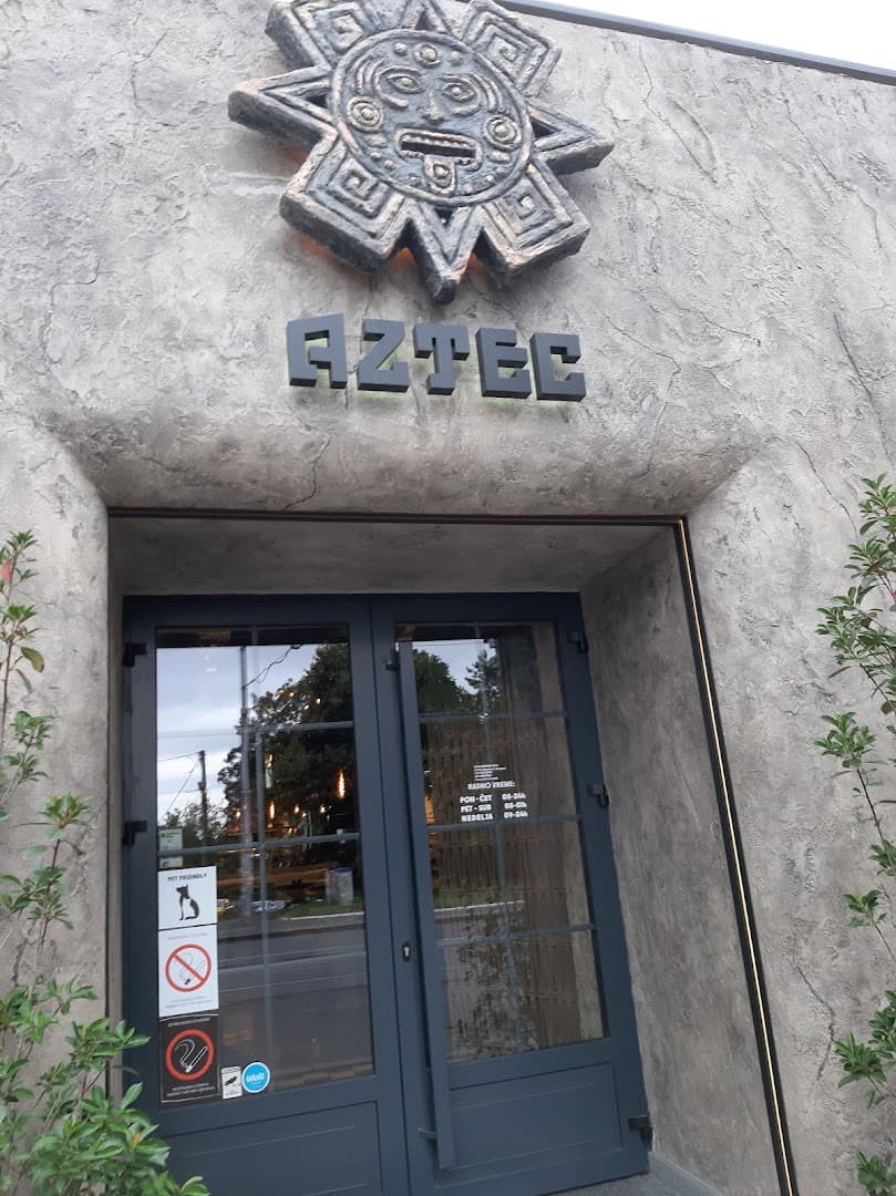 Storefront of Aztec, specialty coffee shop in Belgrade