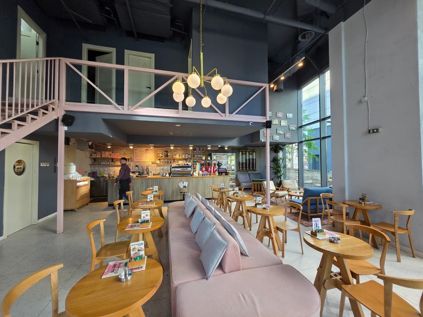 Interior of Kafeterija | Skyline, specialty coffee shop in Belgrade