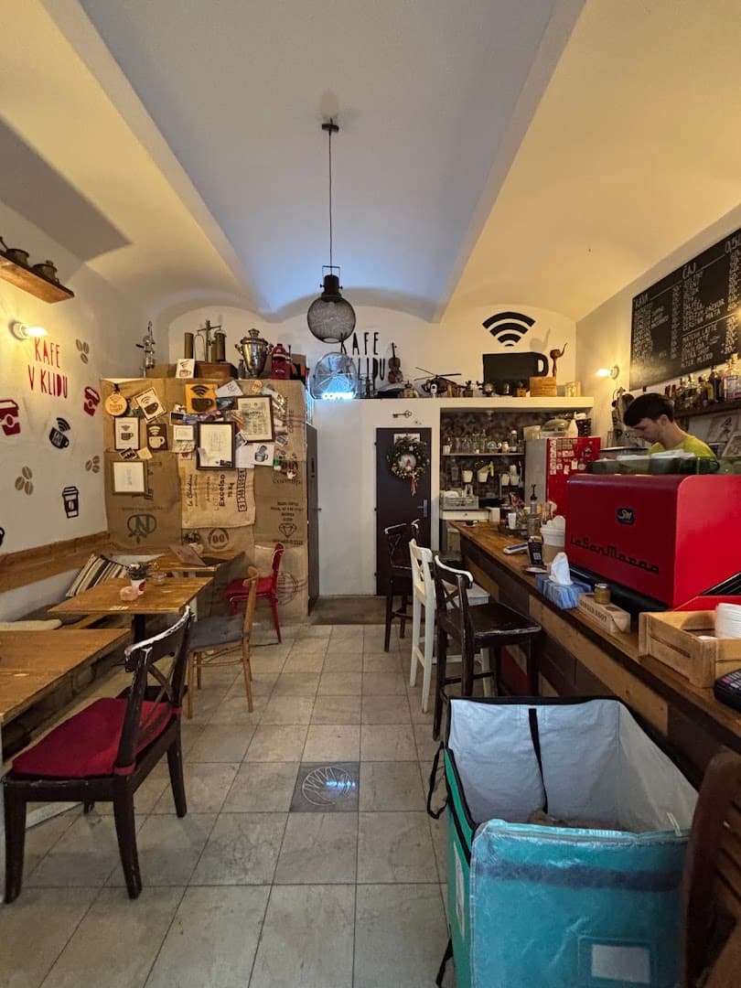 Kafe v Klidu — specialty coffee in Prague