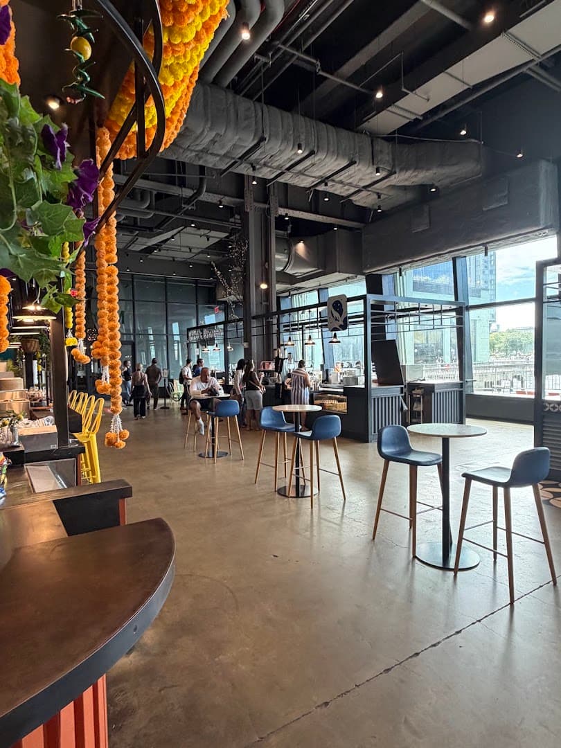 Interior of Bird & Branch Pier 57 | Chelsea, specialty coffee shop in New York