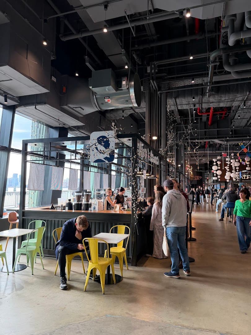 Interior of Bird & Branch Pier 57 | Chelsea, specialty coffee shop in New York