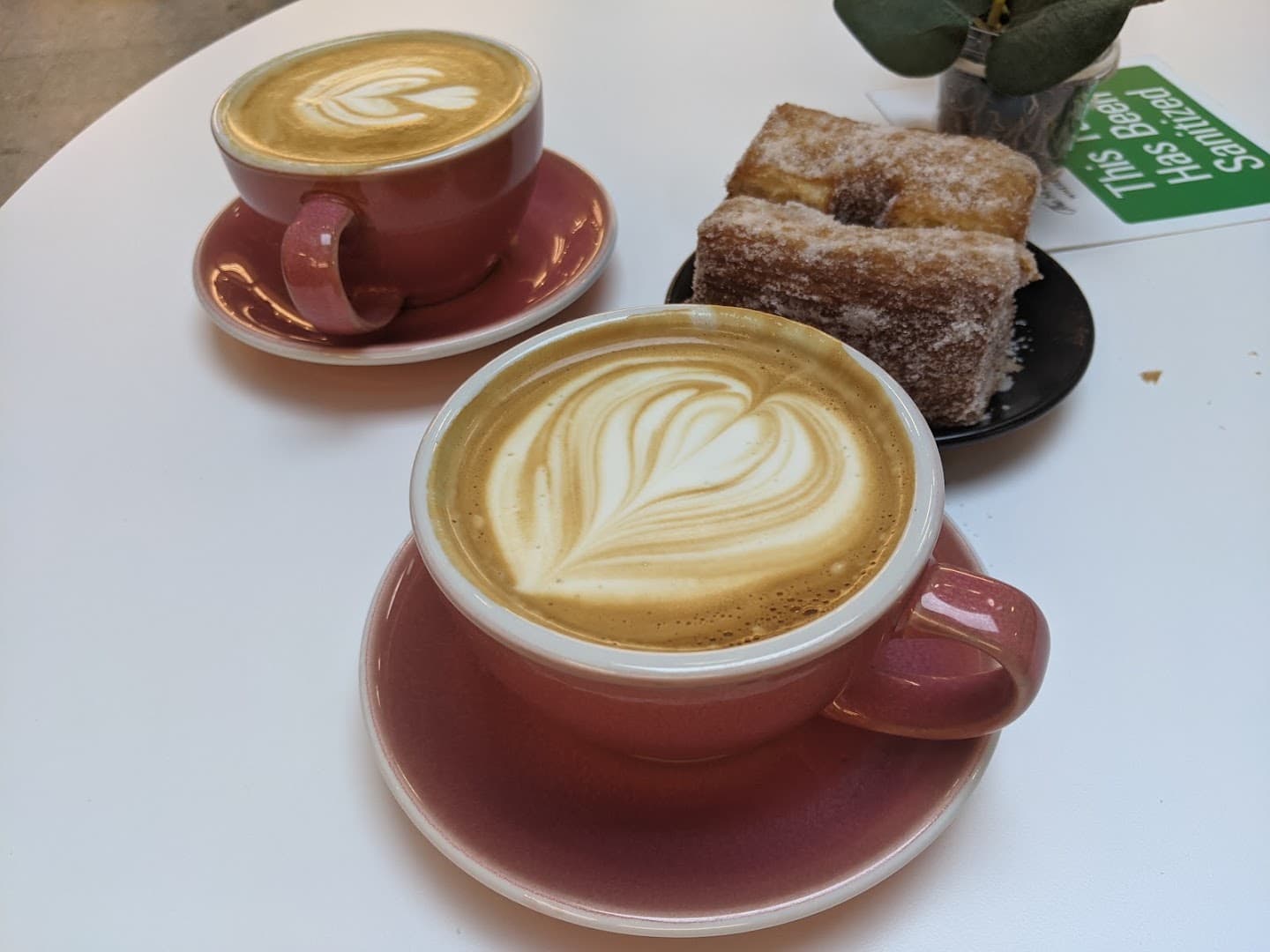 Coffee at RoCoCo Cafe, specialty coffee shop in Rochester