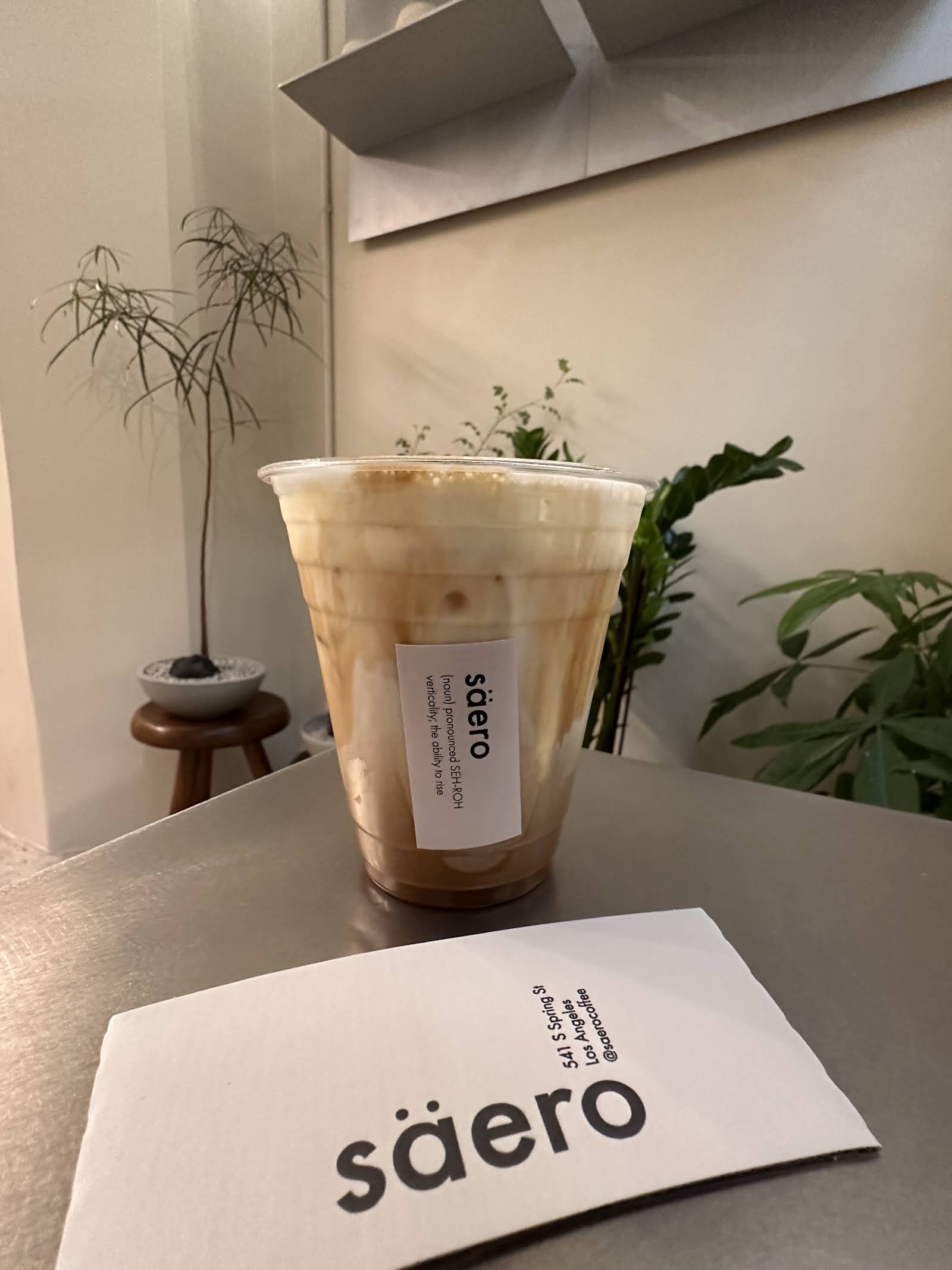 Saero Coffee - specialty coffee shop in Downtown Los Angeles