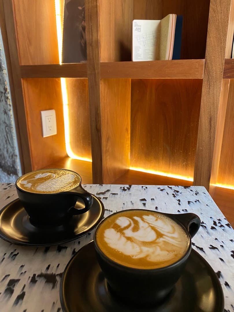 Coffee at Almanegra Café, specialty coffee shop in Mexico City