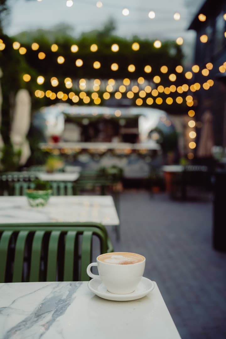 Coffee at Dart Coffee Co, specialty coffee shop in Santa Barbara