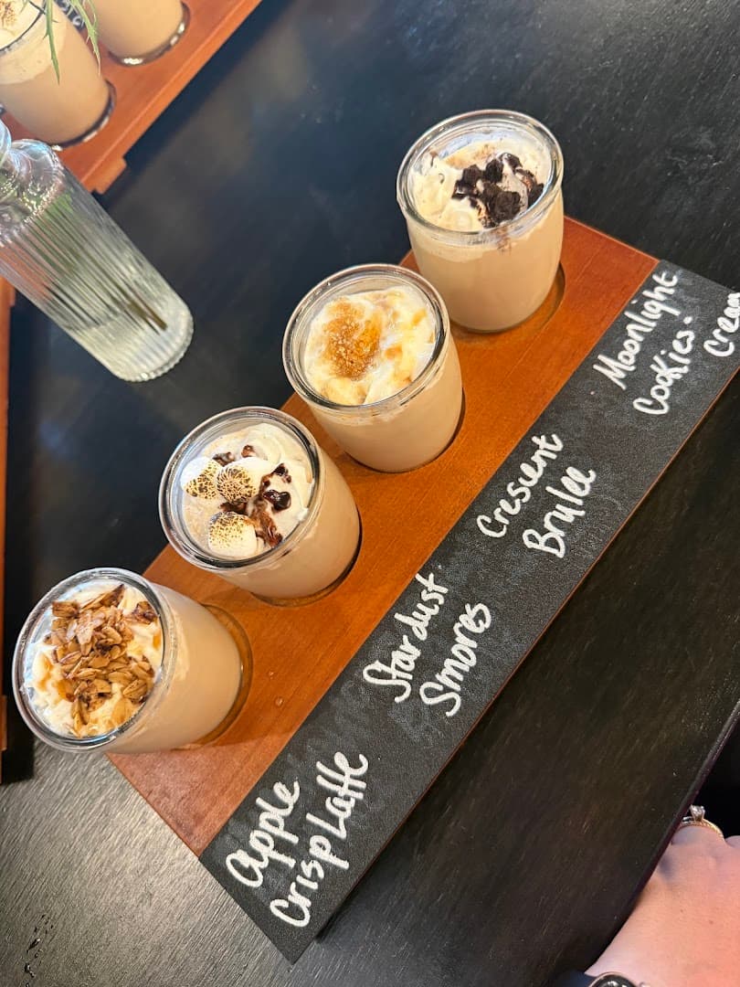 Coffee at Moon Hollow Coffee, specialty coffee shop in Omaha
