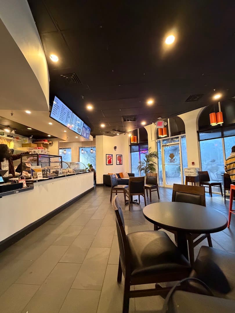 Interior of Blind Tiger Coffee Roasters, specialty coffee shop in Tampa-St. Petersburg