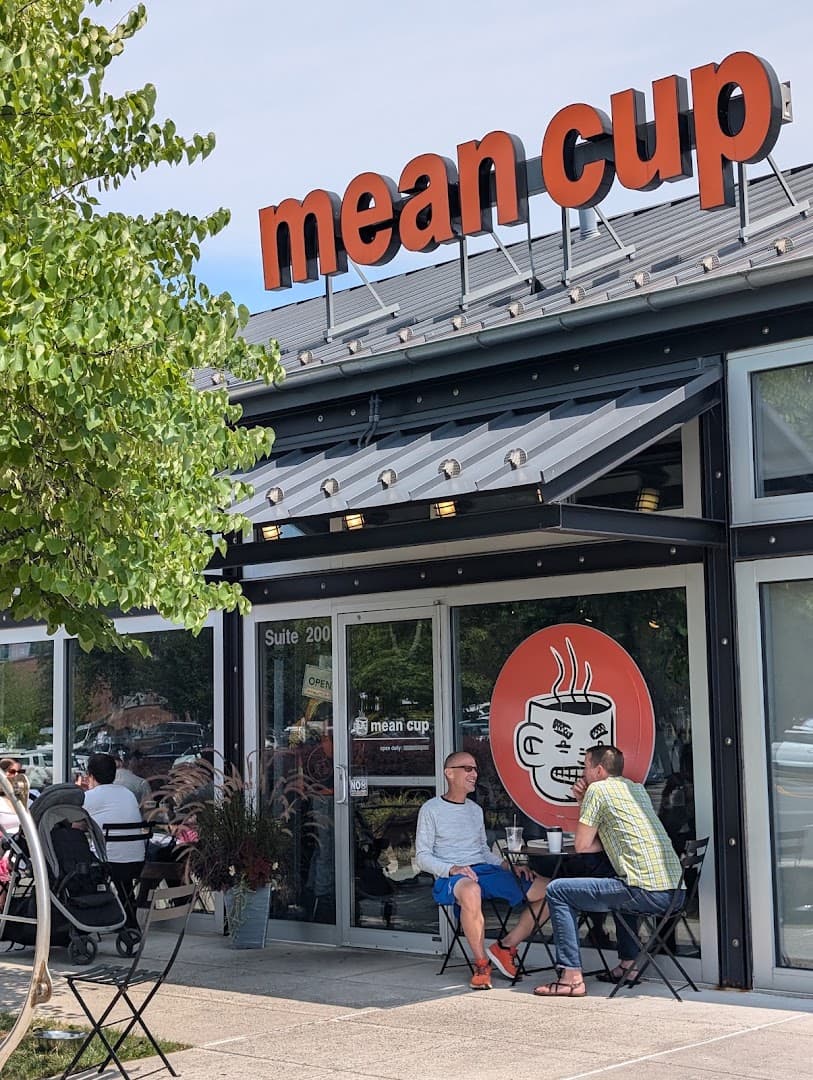 Storefront of Mean Cup, specialty coffee shop in Lancaster