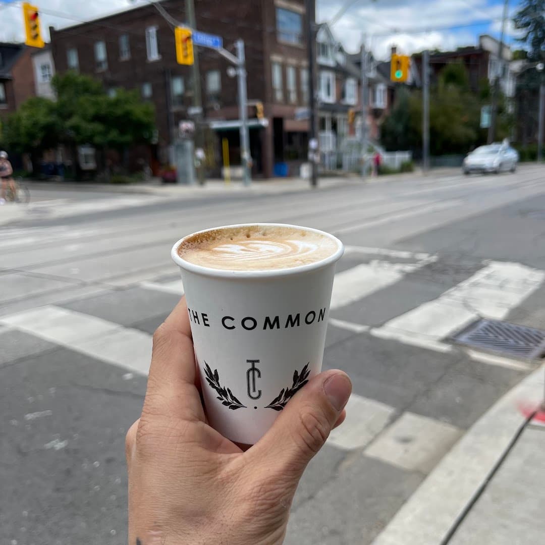 Coffee at The Common Espresso Bar, specialty coffee shop in Toronto