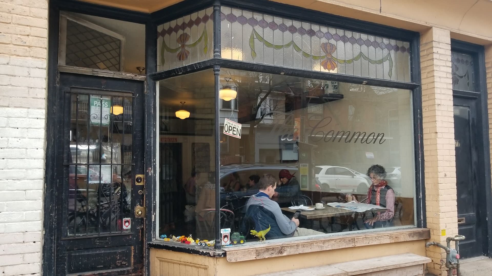 Storefront of The Common Espresso Bar, specialty coffee shop in Toronto