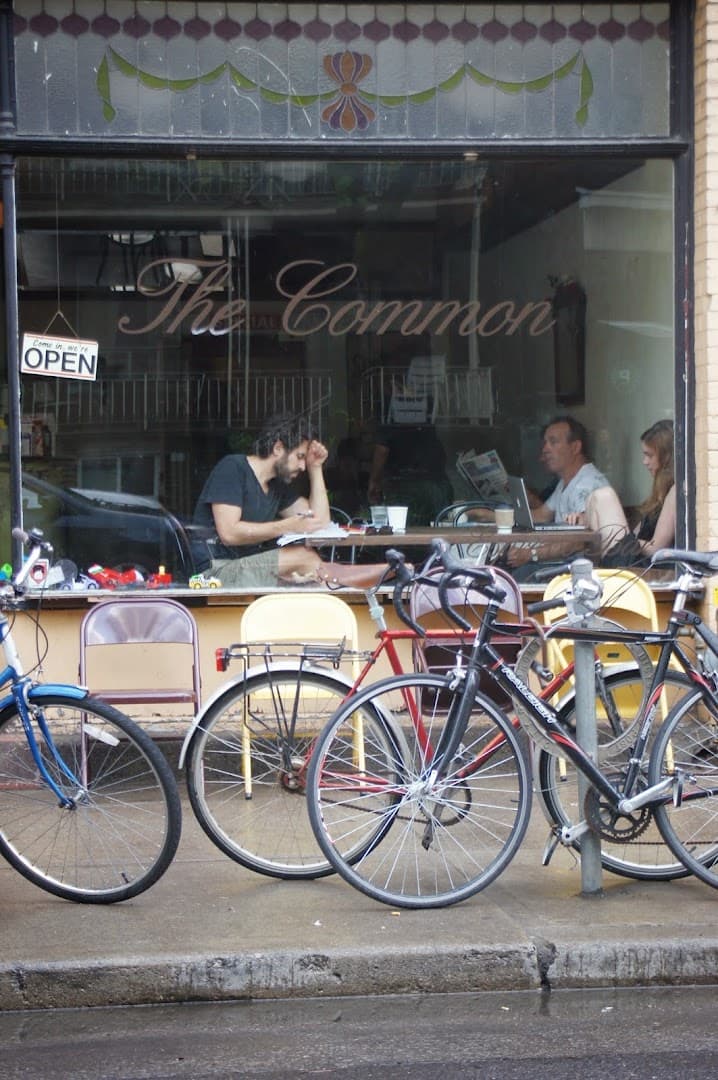 Storefront of The Common Espresso Bar, specialty coffee shop in Toronto