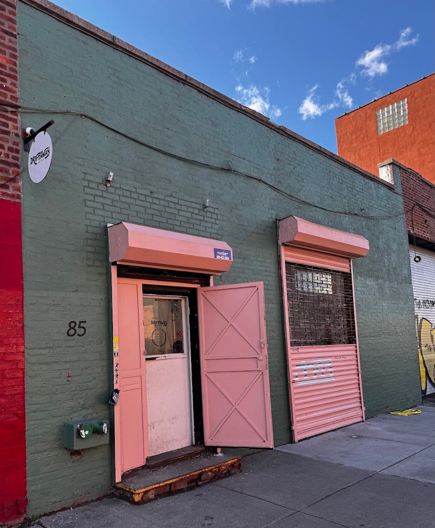 Storefront of Driftaway Coffee, specialty coffee shop in New York