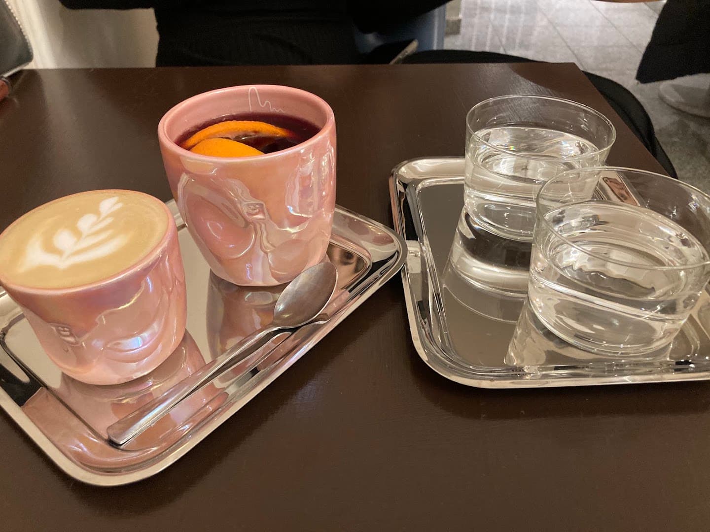 Coffee at ANWI cafe, specialty coffee shop in Prague
