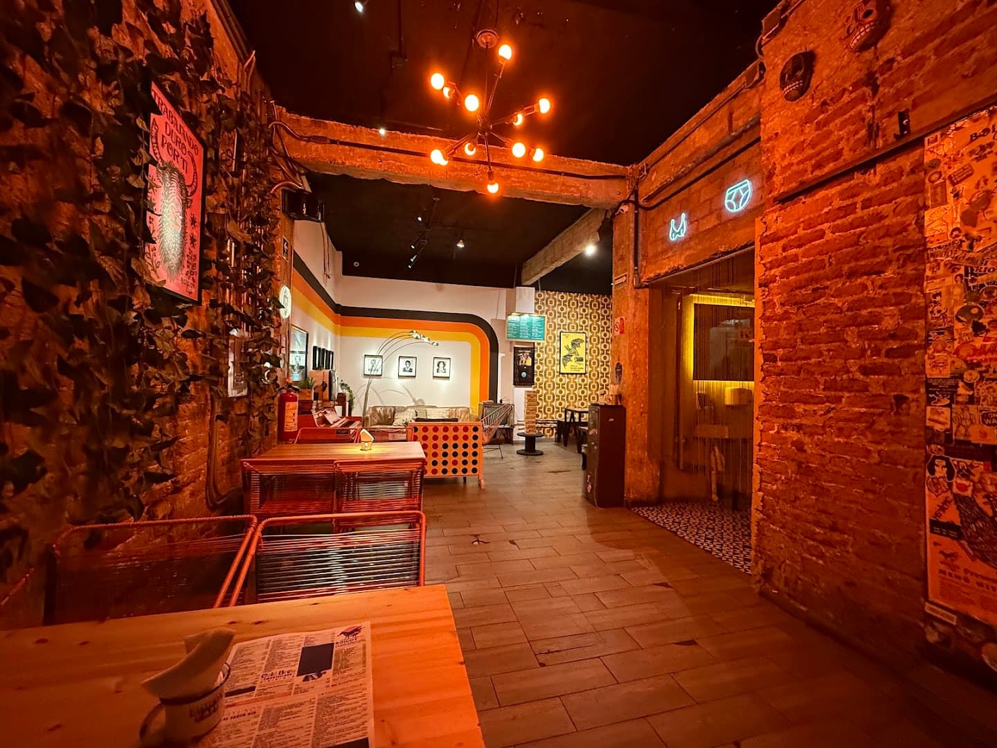 Interior of Boicot Café, specialty coffee shop in Mexico City