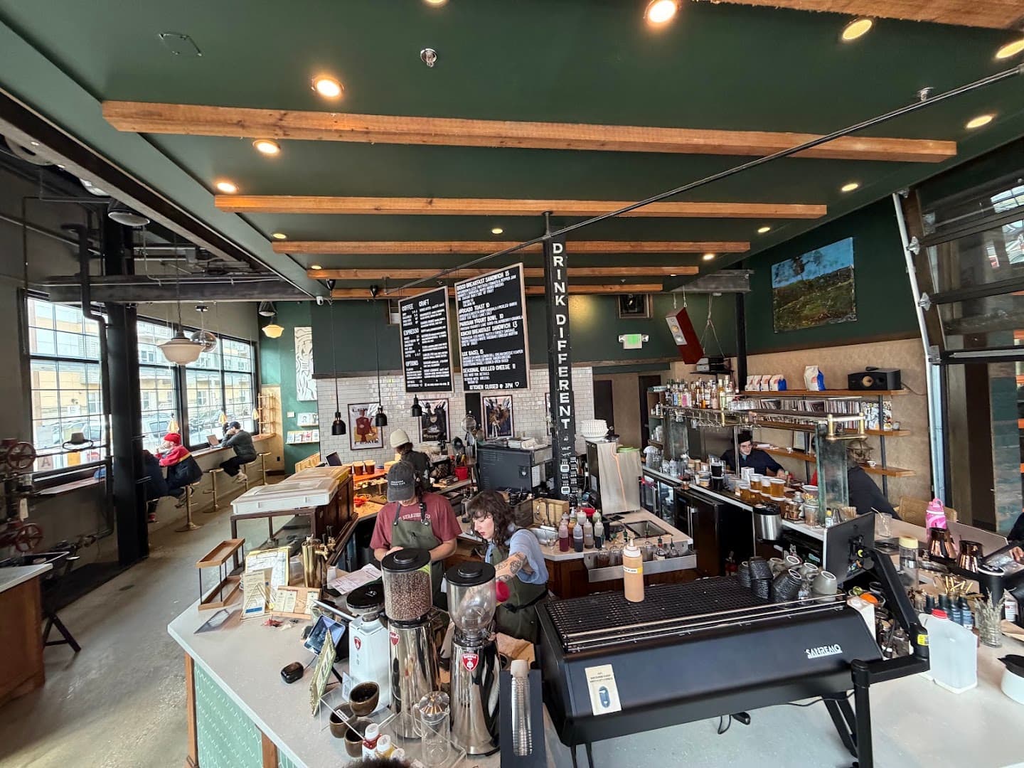 Interior of Discourse Coffee | Radio Milwaukee, specialty coffee shop in Milwaukee