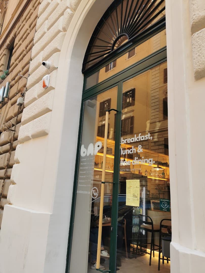 Storefront of Bap - Caffetteria Specialty, specialty coffee shop in Rome