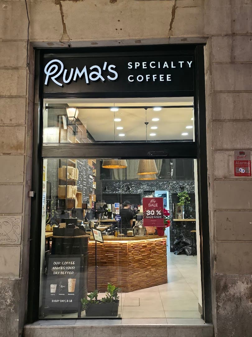 Ruma's Coffee - specialty coffee shop in Ciutat Vella