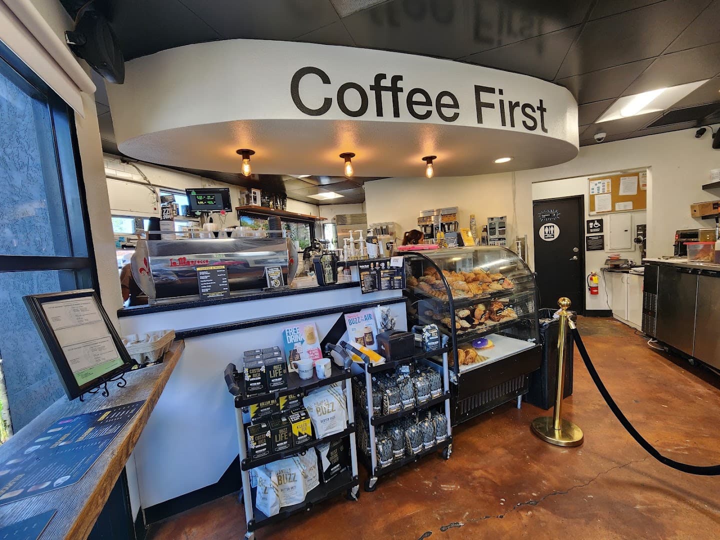 Interior of Better Buzz Coffee Pacific Beach East, specialty coffee shop in San Diego