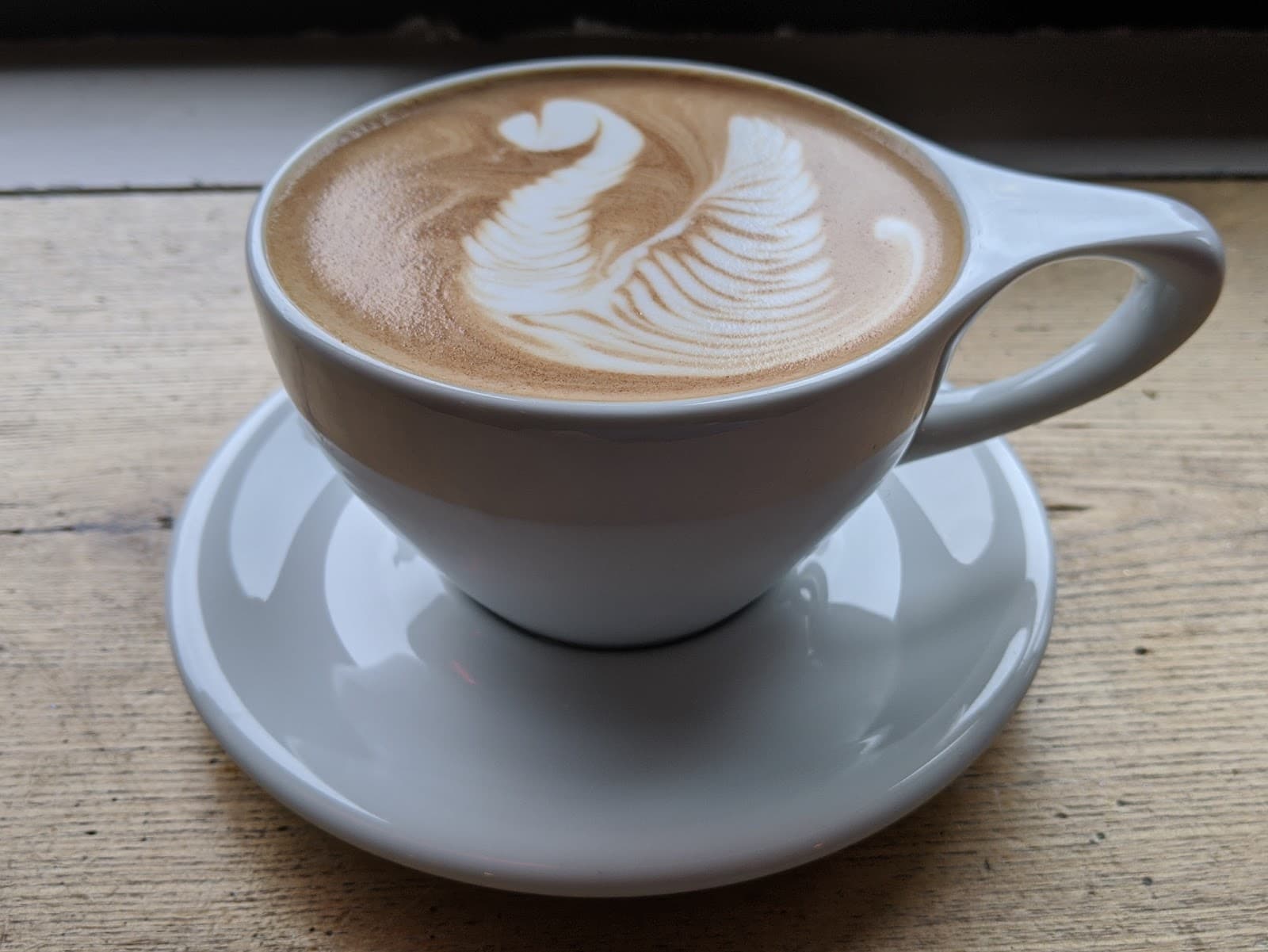 Coffee at Nine Bar Espresso, specialty coffee shop in Boston