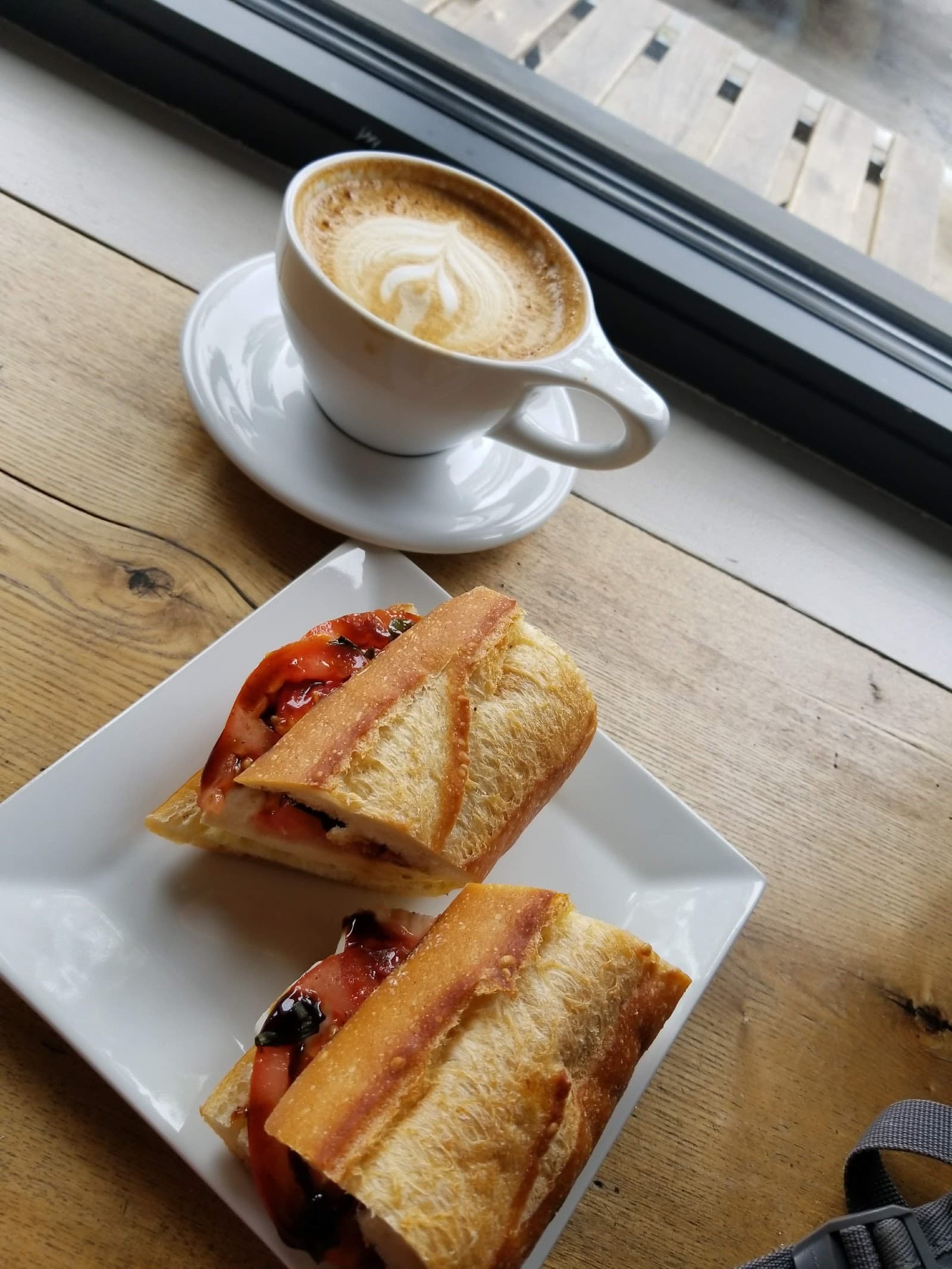 Coffee at Nine Bar Espresso, specialty coffee shop in Boston