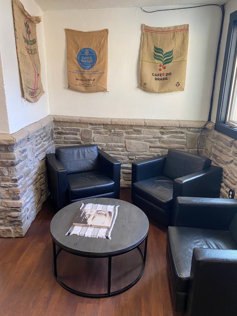 Interior of Black Key Coffee, specialty coffee shop in Cleveland