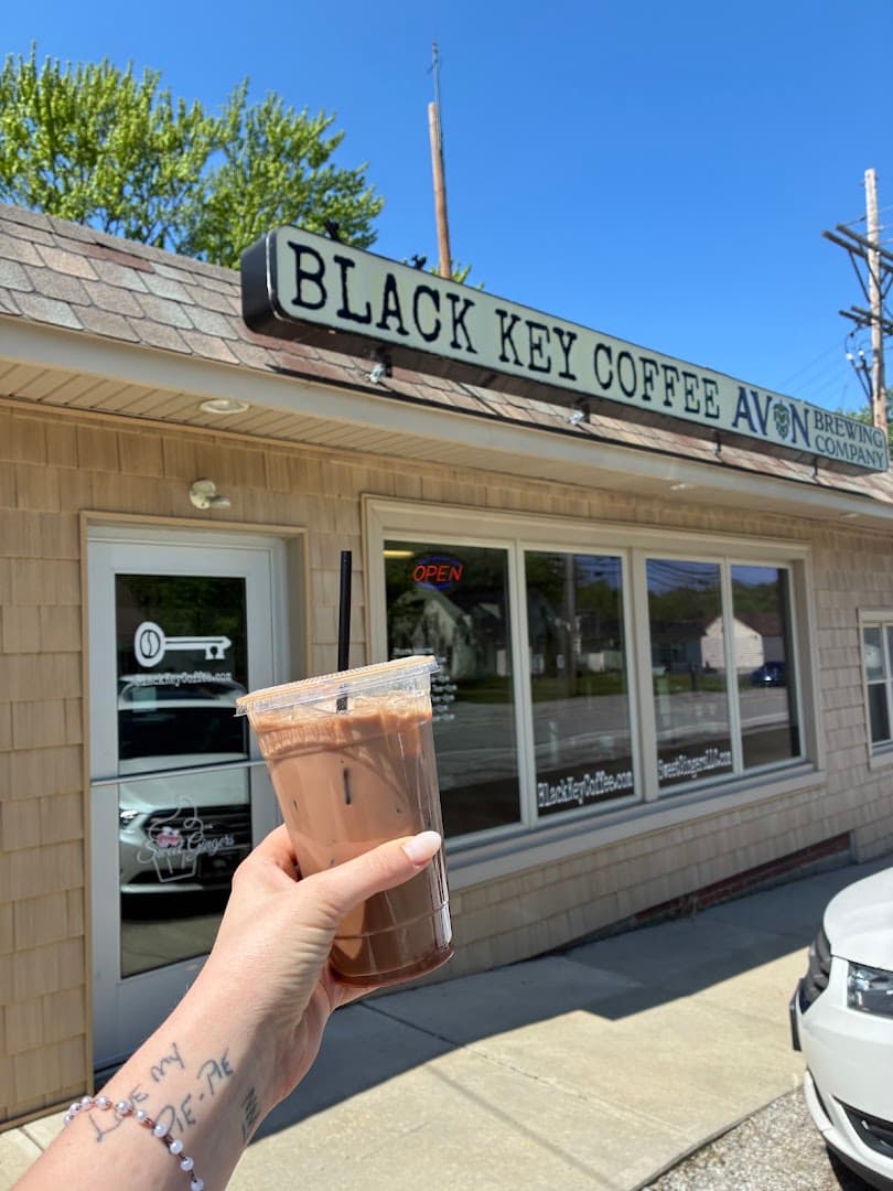 Coffee at Black Key Coffee, specialty coffee shop in Cleveland