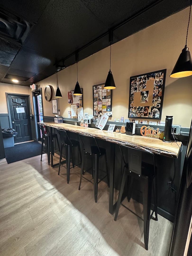 Interior of Little Bits Coffee Roasters, specialty coffee shop in Rochester