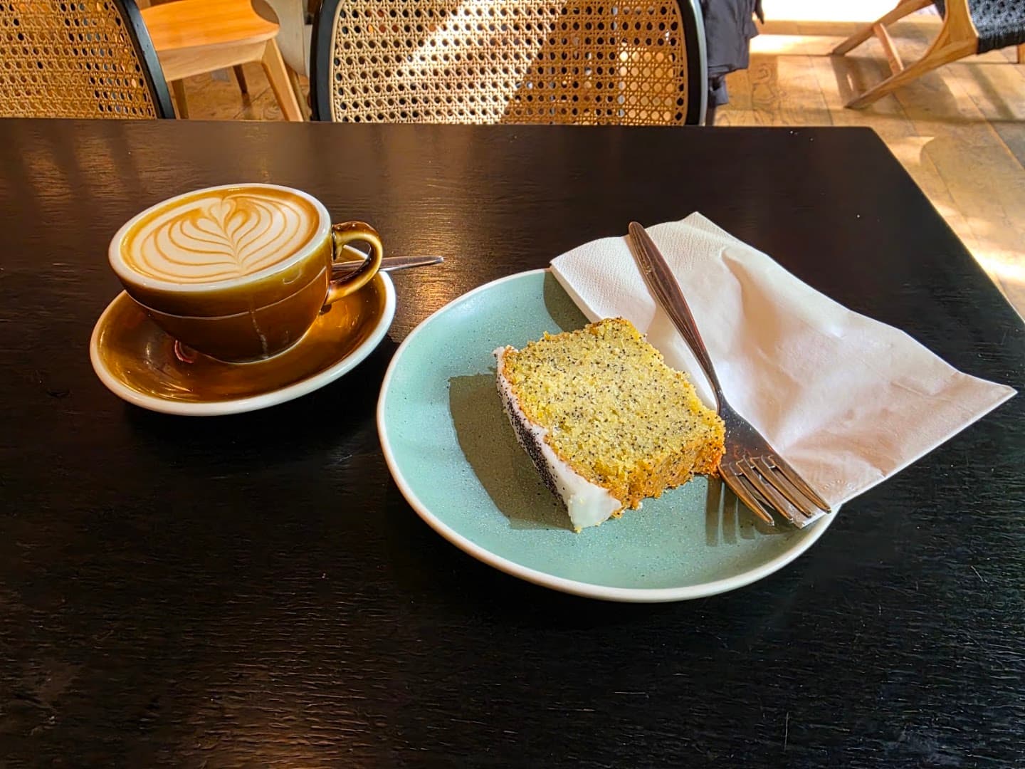 Coffee at Two Children Coffee, specialty coffee shop in Edinburgh