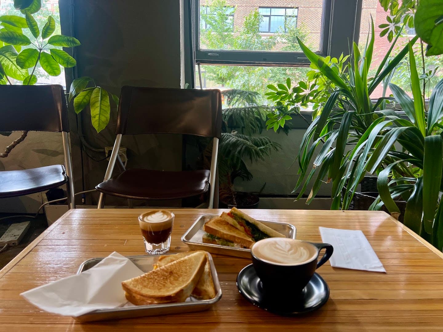 Coffee at Corner Coffee, specialty coffee shop in Minneapolis