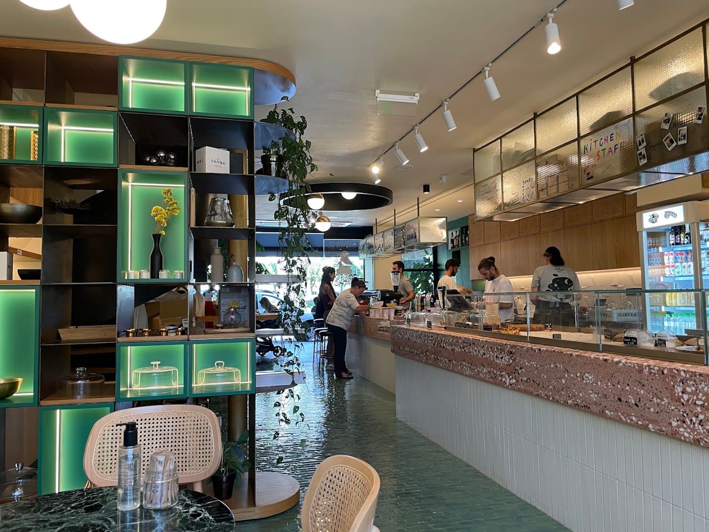 Interior of Samba Coffee Roasters | Crossroads, specialty coffee shop in Athens