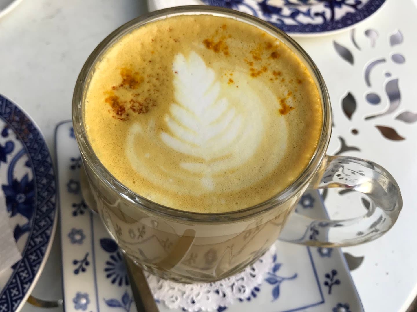 Coffee at Aura Little Cafe, specialty coffee shop in Lancaster