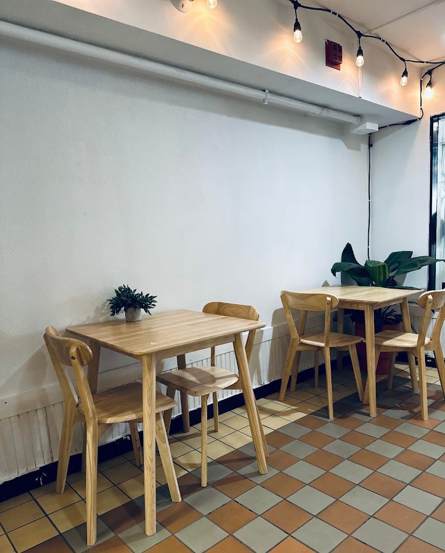 Interior of Aura Little Cafe, specialty coffee shop in Lancaster