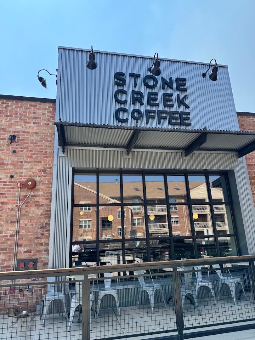 Storefront of Stone Creek Coffee - Harwood Ave, specialty coffee shop in Milwaukee