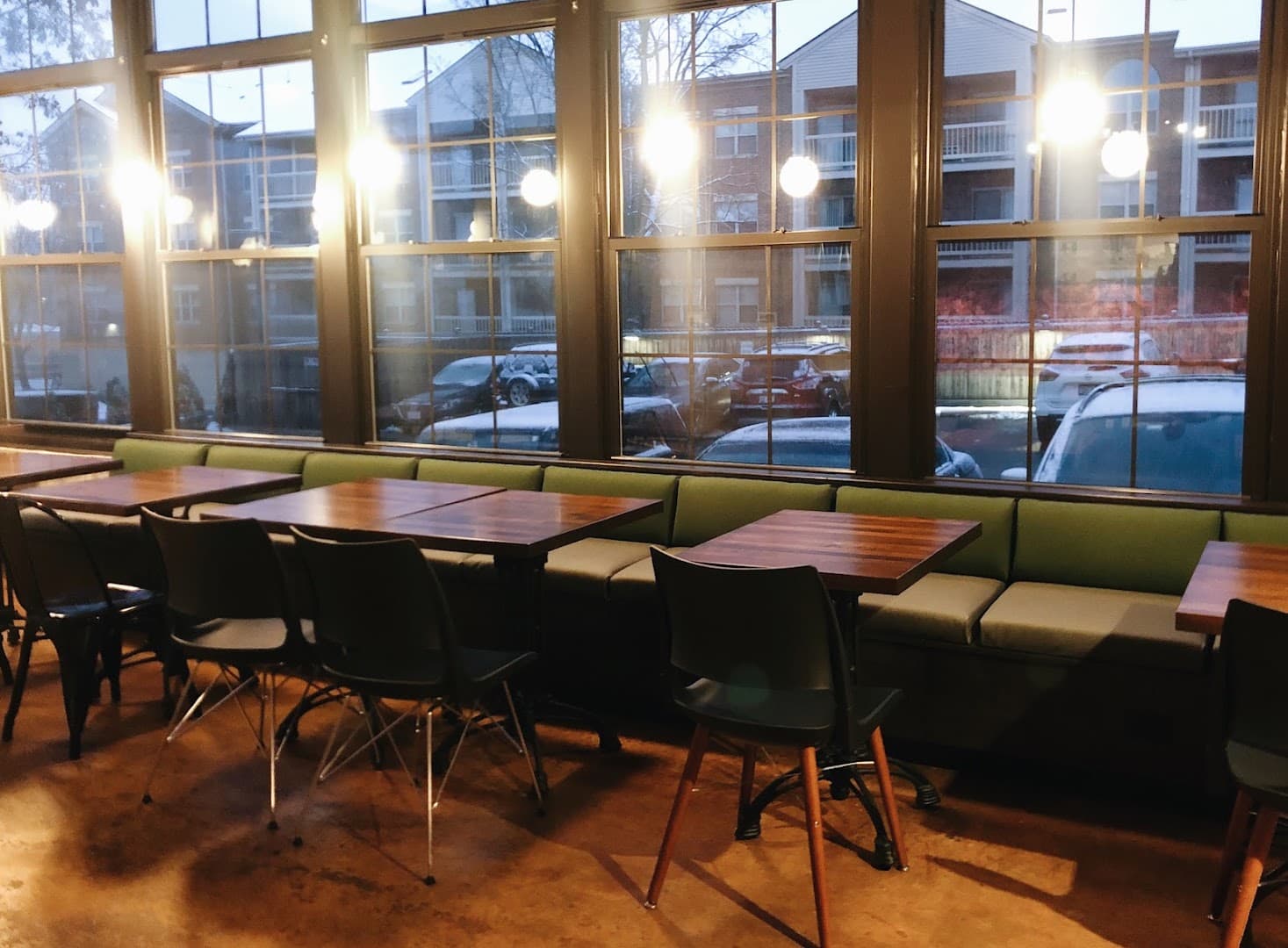 Interior of Stone Creek Coffee - Harwood Ave, specialty coffee shop in Milwaukee