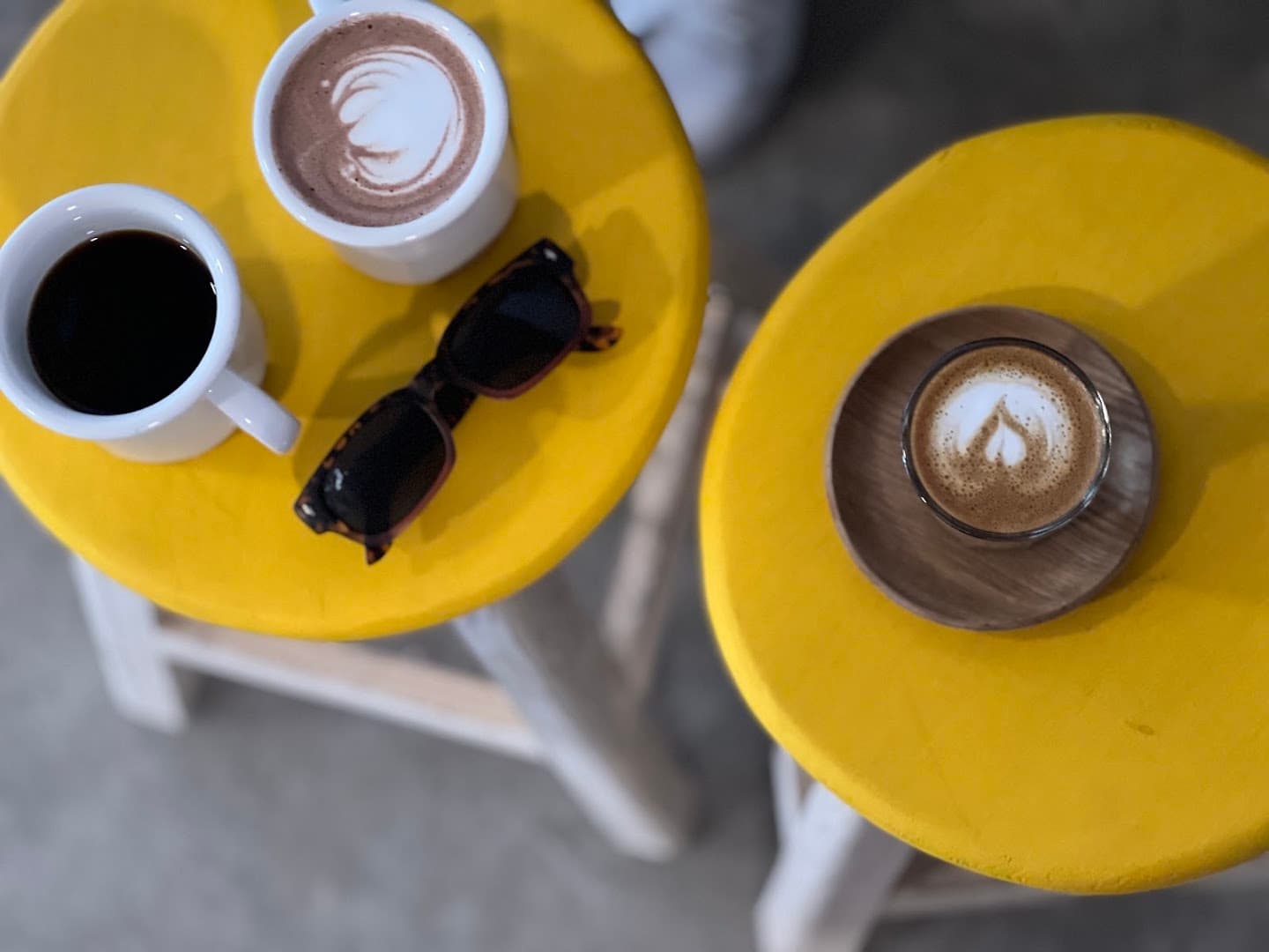 Coffee at totte para todos, specialty coffee shop in Mexico City