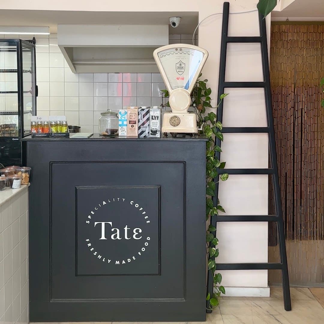 Interior of Tate Speciality Coffee, specialty coffee shop in Athens