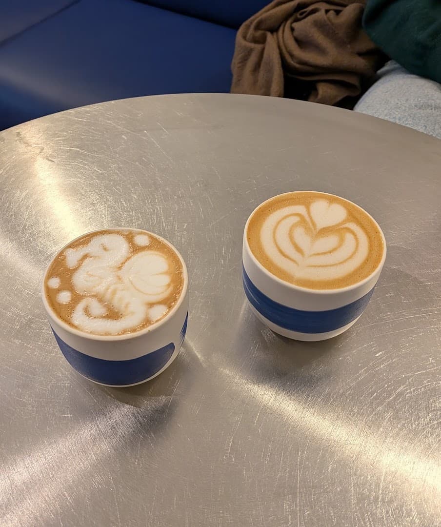 Coffee at Neosly, specialty coffee shop in Prague