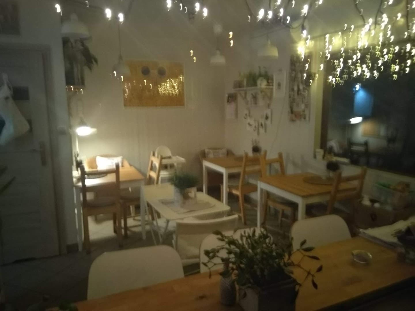 Interior of Kawowiec, specialty coffee shop in Warsaw