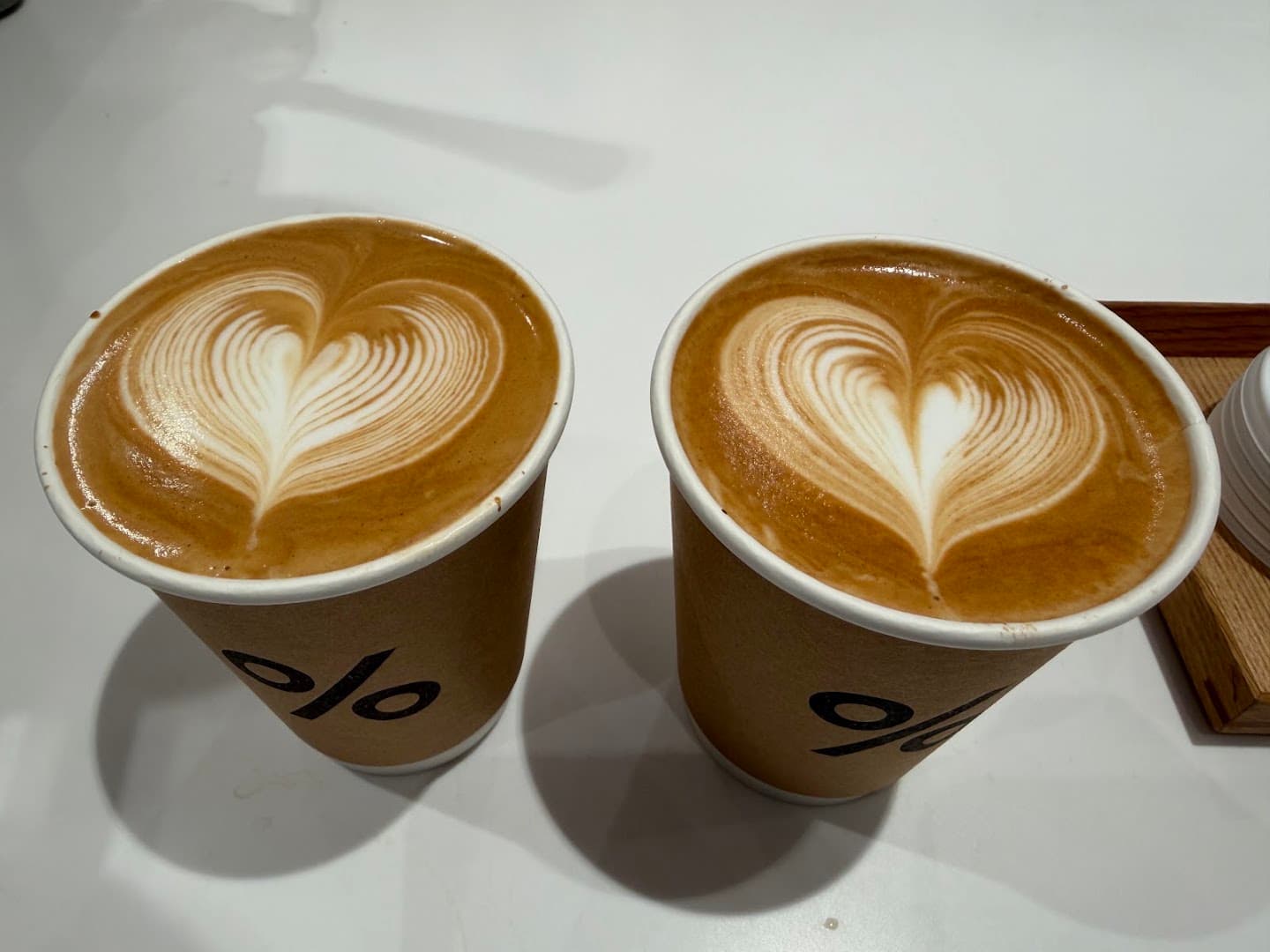 Coffee at % Arabica Toronto Union Station, specialty coffee shop in Toronto