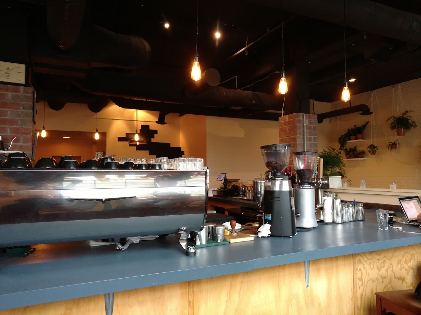 Interior of Joe Bean Roasters, specialty coffee shop in Rochester