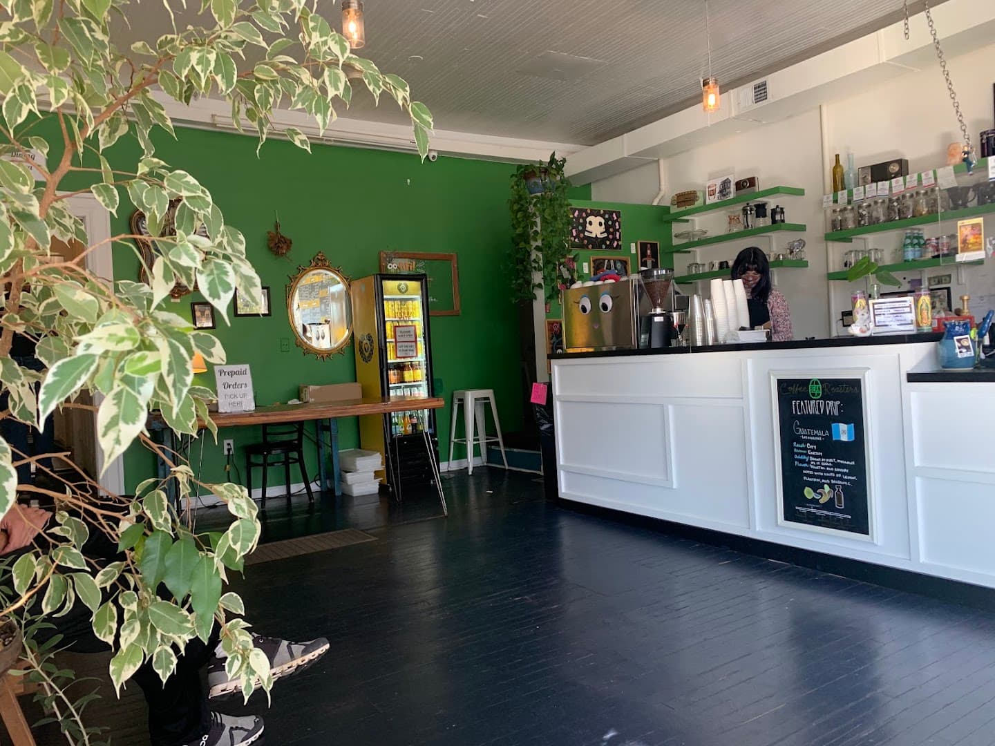 Interior of Bean Roastery and Cafe, specialty coffee shop in Louisville