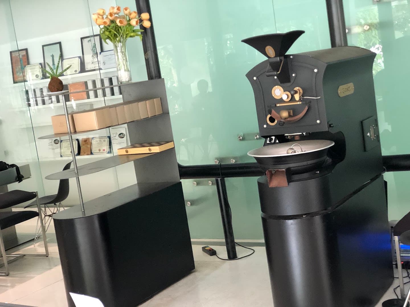 Bosgaurus Coffee Roasters - Saigon Pearl - specialty coffee shop in Ho Chi Minh City