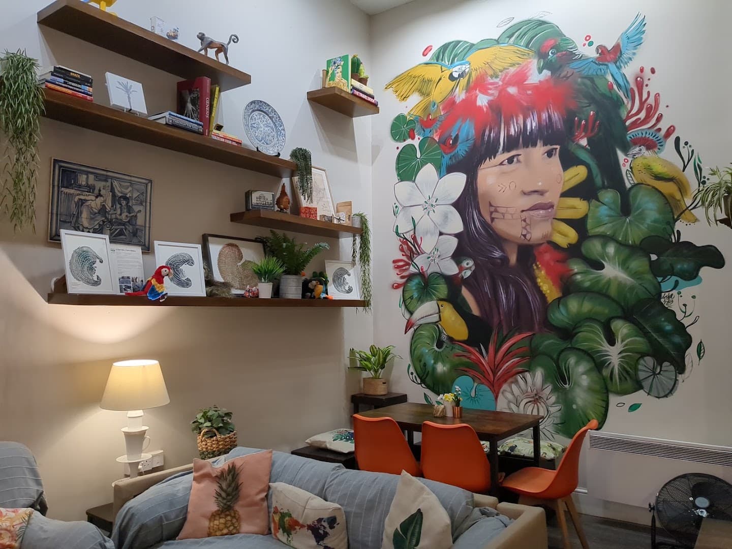 Interior of The Colony Gourmet, specialty coffee shop in Edinburgh