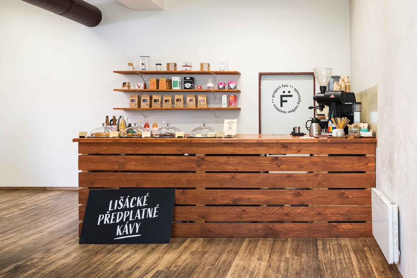 Project FOX - specialty coffee shop in Prague