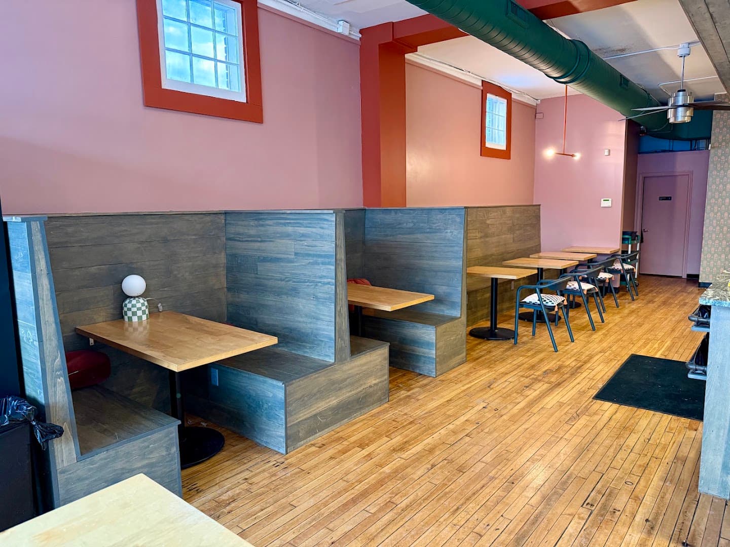 Interior of Bichota Coffee, specialty coffee shop in Minneapolis