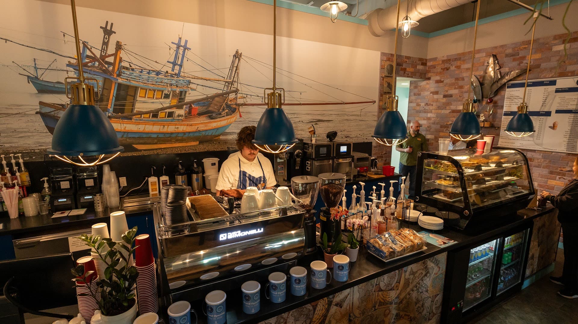 Interior of Roasting Route Coffee House, specialty coffee shop in Charlotte